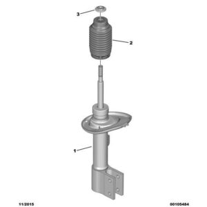 Citroen C4 2018-2020 Diesel Front Suspension Shock-Absorb