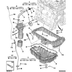 Citroen Relay 2006-2019 Diesel Filter Cartridge Bracket