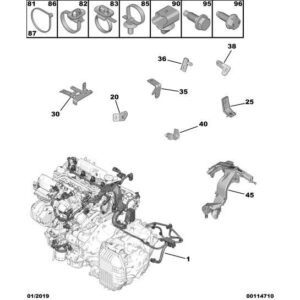 Citroen C5 Air Cross 2018-2021 Diesel Engine Electric Harness