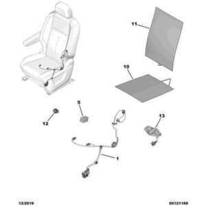 Citroen Berlingo 2018-2021 Petrol Passenger Detection Sensor