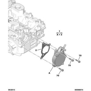 Citroen Berlingo 2015-2018 Petrol Mechanical Vacuum Pump