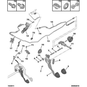 Citroen DS5 2011-2021 Petrol Declutching Master Cylinder
