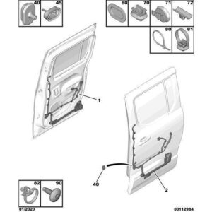 Citroen Berlingo 2018-2021 Petrol Door Harness