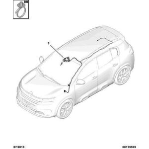Citroen C5 Air Cross 2018-2021 Petrol Interior Lamp Harness