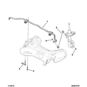 Citroen C5 Air Cross 2018-2021 Petrol Anti-Roll Bar Link