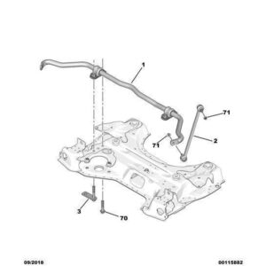 Citroen Berlingo 2018-2021 Petrol Front Anti-Roll Scew Link