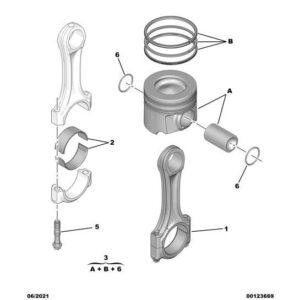 Citroen Relay 2006-2019 Diesel Set Of 4 Engine Connecting Rods