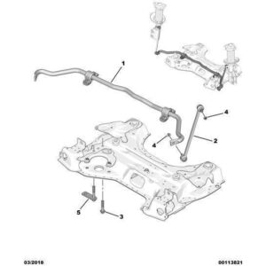 Citroen Berlingo 2018-2021 Petrol Front Anti-Roll Bar
