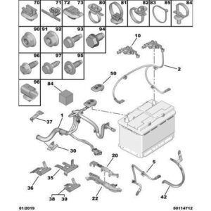 Citroen C5 Air Cross 2018-2021 Petrol Battery Charge Status Unit