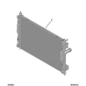 Citroen C5 Air Cross 2018-2021 New Engine Radiator