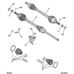 Citroen Dispatch 2016-2020 Diesel Drive-Shaft New Right