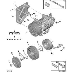Citroen C3 2002-2005 Petrol New Compressor