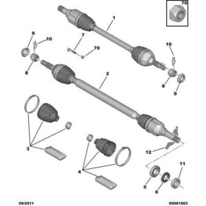 Citroen DS3 2010-2022 Drive-Shaft New