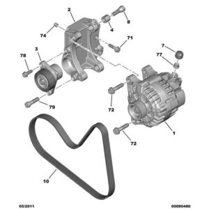 Citroen C2 2003-2007 Petrol Alternator New