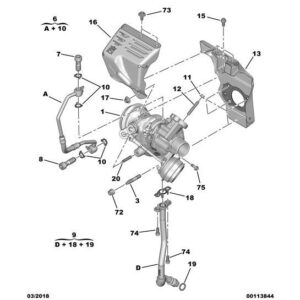 Citroen DS3 2010-2022 Petrol Banjo Bolt For Turbo Oil Union