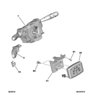 Citroen C3 Air Cross 2017-2021 Petrol Control For Cruise Control
