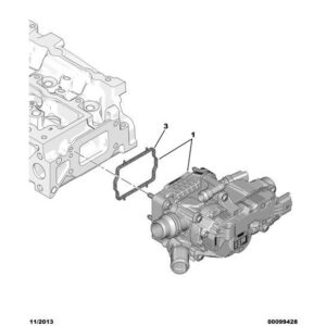Citroen C3 2015-2021 Diesel Engine Water Outlet Tank
