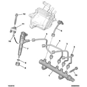 Citroen DS3 2010-2022 Diesel Engine Injector Seal