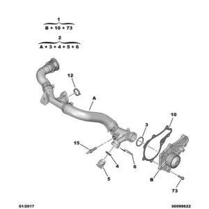 Citroen C3 Air Cross 2017-2021 Diesel O-Ring