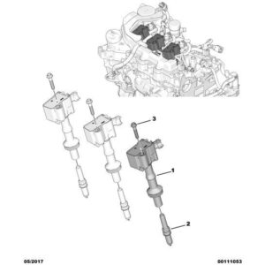 Citroen C3 Air Cross 2017-2021 Petrol Engine Ignition Coil