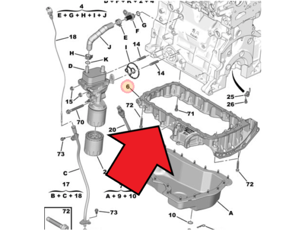 Citroen Relay 2.2HDI 2006-2019 Engine Sump