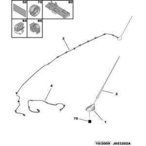 Citroen DS3 2010-2022 Petrol Aerial Base