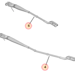 Citroen C5 2008-2021 Front Wiper Arm (washer Pipe Included & Not Sold Separately)