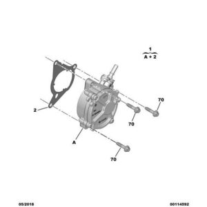 Citroen C3 Air Cross 2017-2021 Petrol Mechanical Vacuum Pump