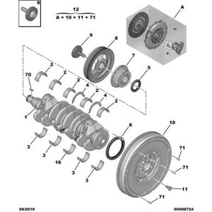 Citroen C3 Air Cross 2017-2021 Diesel Clutch Dual Flywheel