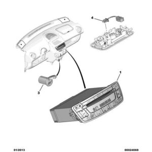 Citroen C3 2009-2013 Petrol Radio Telephone Microphone