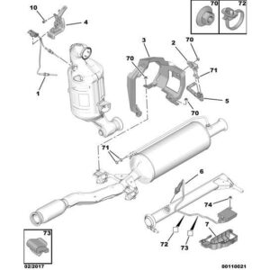 Citroen C3 Air Cross 2017-2021 Diesel Sensor Bracket