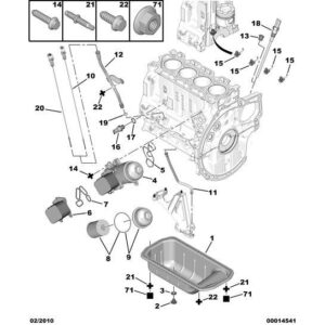 Citroen DS3 2010-2022 Diesel Engine Oil Sump
