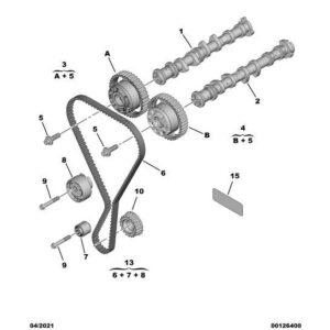 Citroen C3 2015-2021 Petrol Engine Camshaft