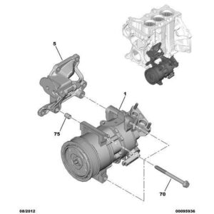 Citroen C3 Air Cross 2017-2021 Petrol Air Conditioned Compressor
