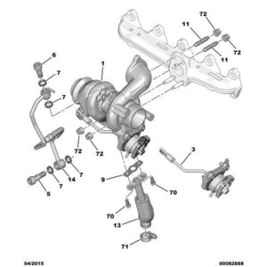 Citroen DS3 2010-2022 Diesel Set Of Turbo Actuators