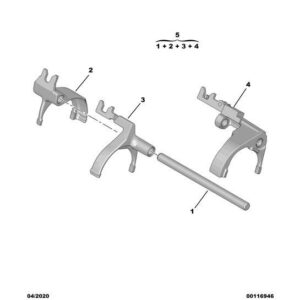 Citroen C3 Air Cross 2017-2021 Petrol Manual Gear-Box Fork 3+4