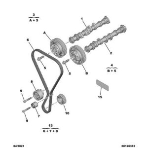 Citroen C3 Air Cross 2017-2021 Petrol Engine Camshaft
