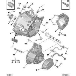 Citroen C3 Air Cross 2017-2021 Petrol Neutral Sensor