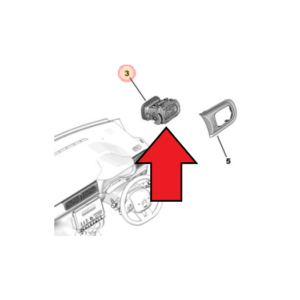 Citroen C3 2015-2022 Drivers Air Vent