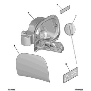 Citroen C3 Air Cross 2017-2021 Petrol Fuel Filler Cap
