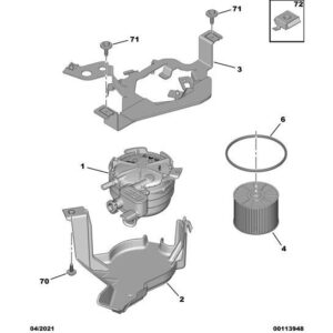 Citroen C3 Air Cross 2017-2021 Strainer Filter Protector