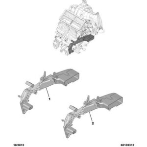 Citroen C3 Air Cross 2017-2021 Petrol Heater Air Channel