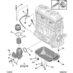 Citroen DS3 2010-2022 Petrol Oil Filter