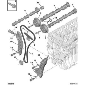 Citroen DS3 2010-2022 Petrol Timing Tensioner
