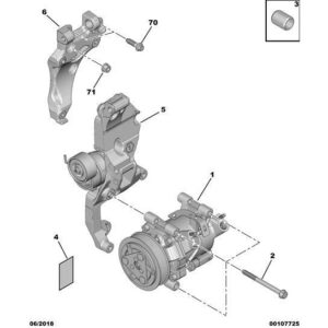 Citroen C3 2015-2021 Petrol New Compressor