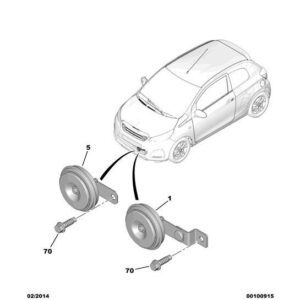 Citroen C1 2014-2022 Petrol Horn
