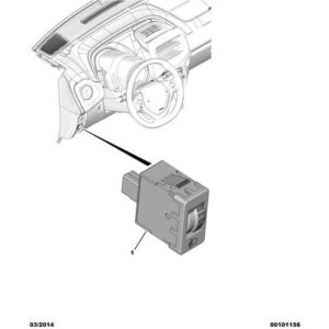 Citroen C1 2012-2014 Petrol Headlight Corrector Transmitter
