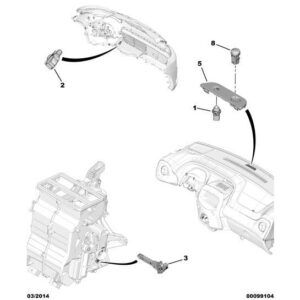Citroen C1 2012-2014 Petrol External Temperature Sensor