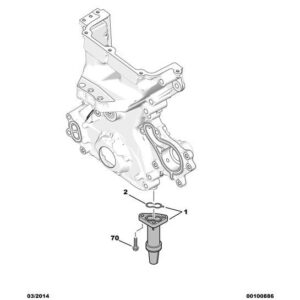 Citroen C1 2014-2022 Petrol Engine Pump Oil Suction