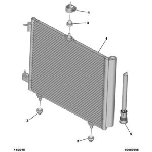 Citroen C3 2009-2013 Petrol Condenser